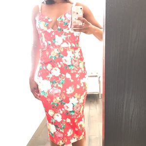 Floral summer dress
